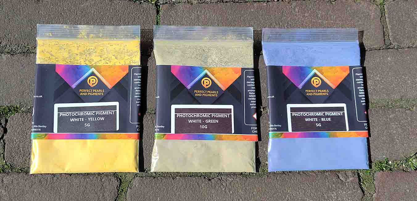 pigments for testing