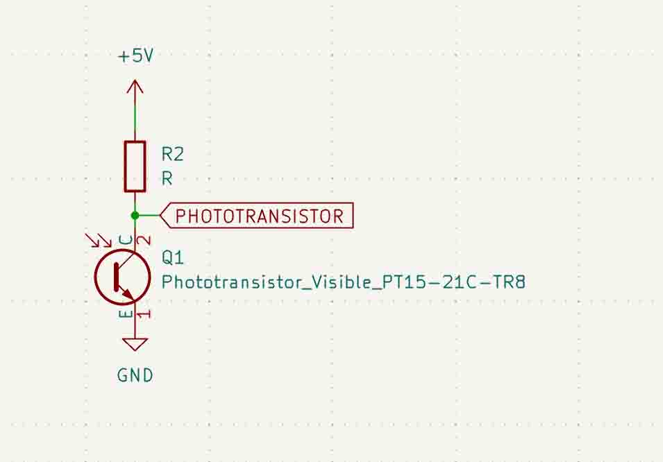 phototransistor schimatic